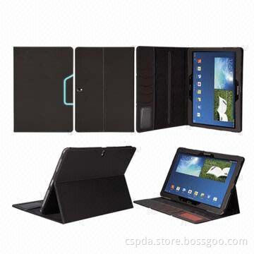 Book Folio Slim Back Standing Case for Samsung Galaxy Note Pro 12.2 with Name Card Slot